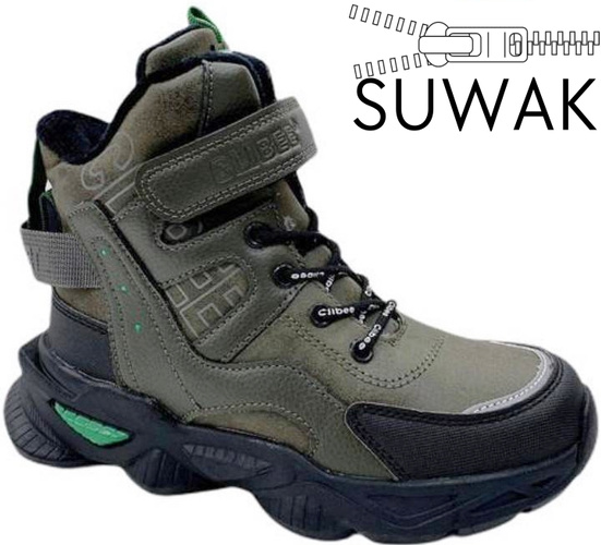 Children's winter shoes Clibee CH-286GR green size 31-36