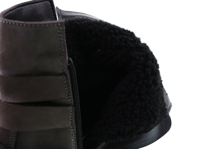 Women's winter shoes Bratbut-Natalia D348PONU gray size 36-41