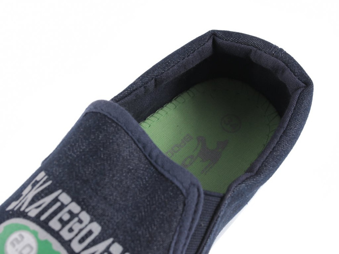 Cotton Club children's sneakers C5SP-619-LS black and navy blue, size 31-36