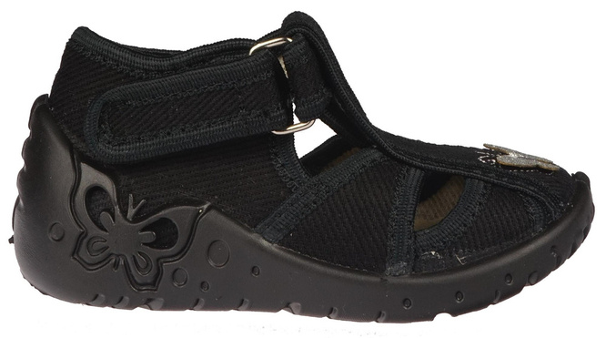 Children's sneakers ZetPol TOSIA BLACK black size 19-27