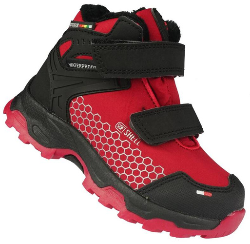 Children's winter shoes American Club AHL-33 blue or red size 22-26