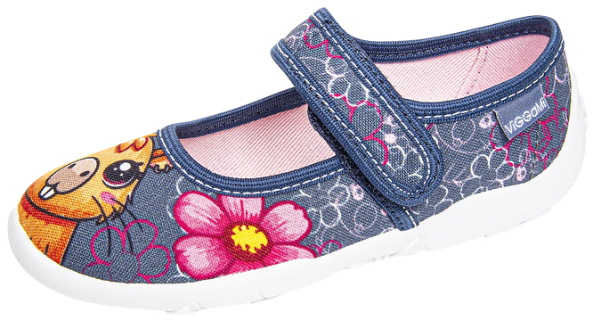 Children’s sneakers Viggami ROXI DRUK navy, sizes 26–33.