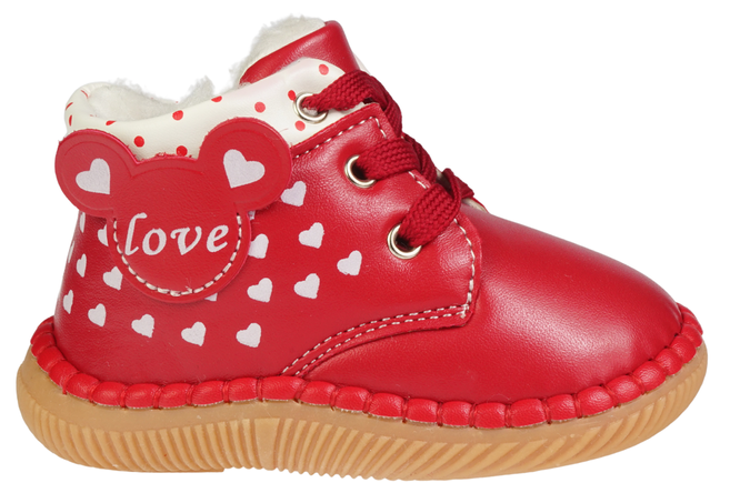  Buty zimowe dziecięce MaiQi AF-60RE czerwone rozm.12-15 