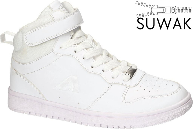 Transitional youth footwear American Club DES-102 black and white size 36-41