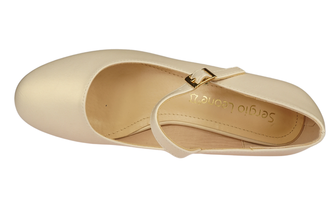 Sergio Leone DPB176BEPE women's pumps beige size 36-40
