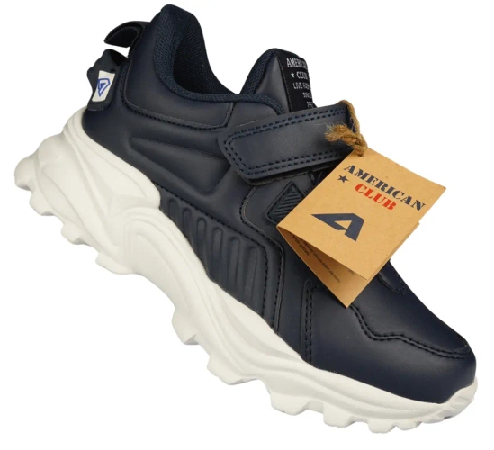 American Club CAA-17 children's sports shoes black and navy blue, size 32-36