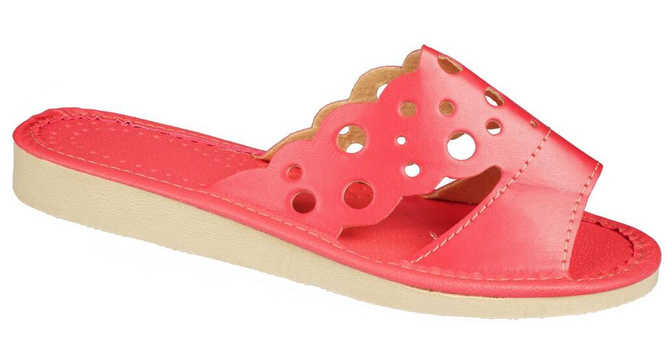 Women's highlander slippers TUP DTUP2406, pink, sizes 36-41