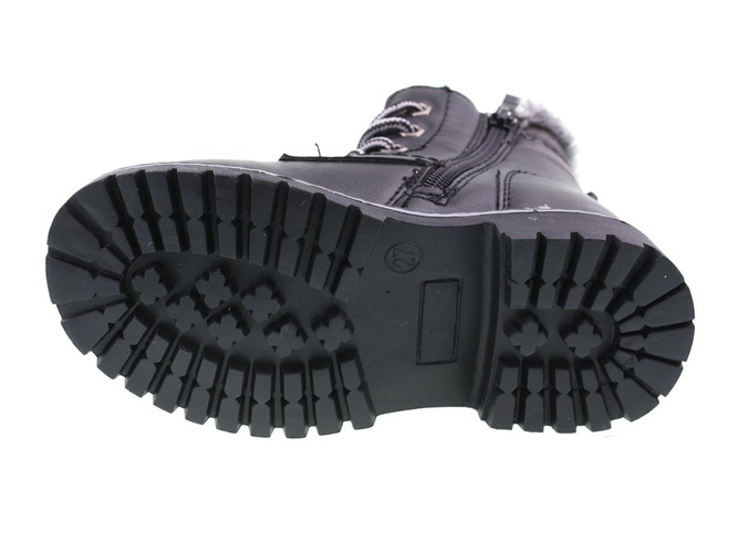 Children's winter shoes Clibee BH-86ABL black size 26-31