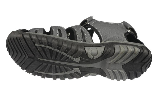 Men's sandals E'rino MA901-2DGYBU gray size 41-46