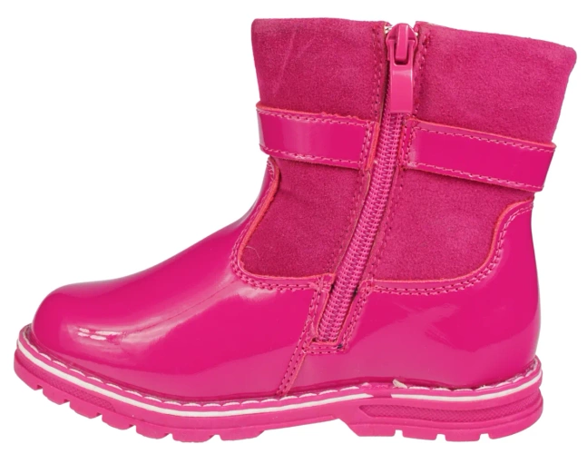 Children's winter shoes Clibee AH-114PE pink size 21-26