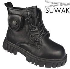 Obuwie zimowe dziecięce Apawwa BNQ423BL czarne rozm.26-31