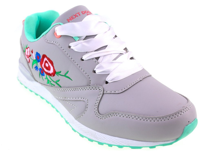 Women's sports shoes  Badoxx DLXC-7474LGYMI grey size 36-41