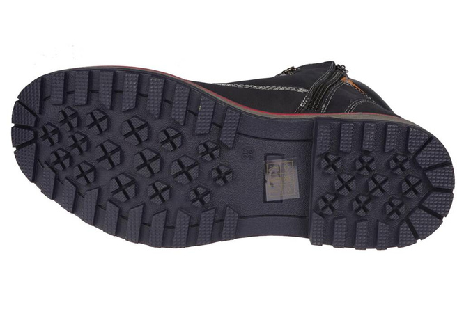 Purlina DSL1556A-2DKBU youth winter shoes, navy blue, sizes 36-41