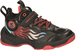 Children's sports shoes American Club BBD-15 black and red or black and blue size 26-30