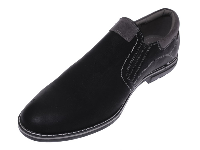 Półbuty męskie Skotnicki MP-4-7003BLGY szare rozm.41-46