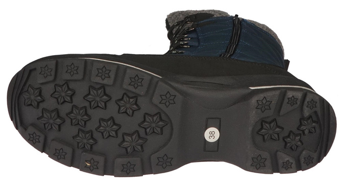 Buty zimowe damskie American Club DSN-10 granatowe rozm.37-41