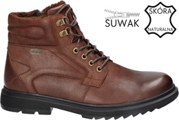 American Club MCY-88 men's transitional shoes black and brown size 41-45