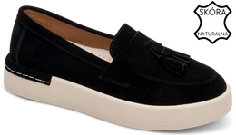 Mokasyny damskie Skotnicki DP-3-Y91BL czarne rozm.36-41