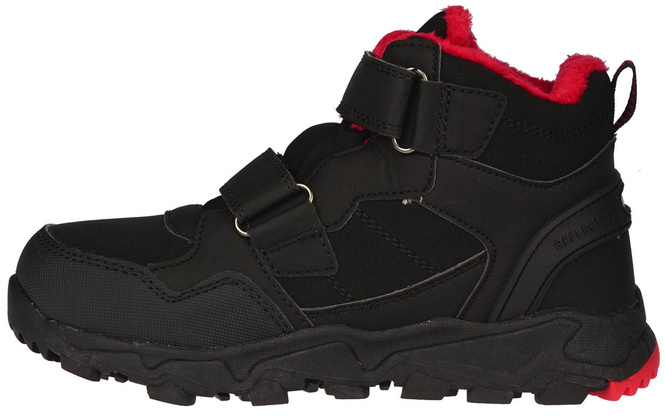 Buty zimowe dziecięce American Club CHL-105 czarno-czerwone i czarno-niebieskie rozm.32-36