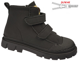 Children's transition shoes Bessky CB2583-3CBL black size 32-37