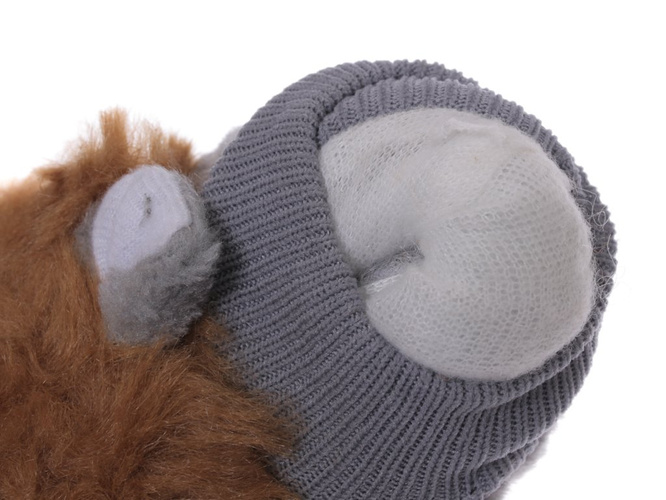 Bambosze tekstylne dziecięce Gofar CHD2003 szare i brązowe rozm. 30-35