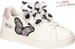 American Club CES-64 pink and white children's sports shoes, size 32-36