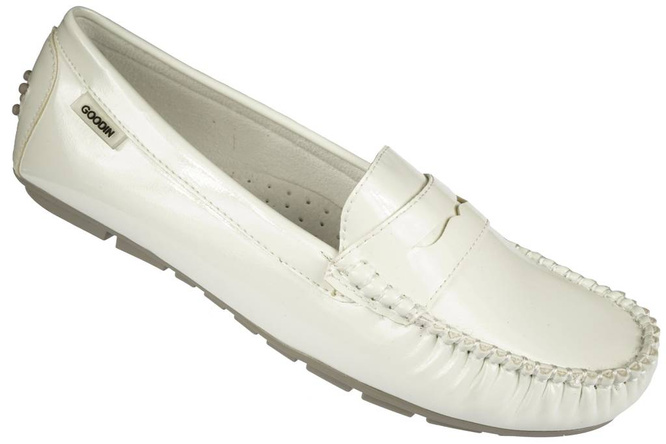 Loafers Goodin DGD-FL196AWH white size 36-41