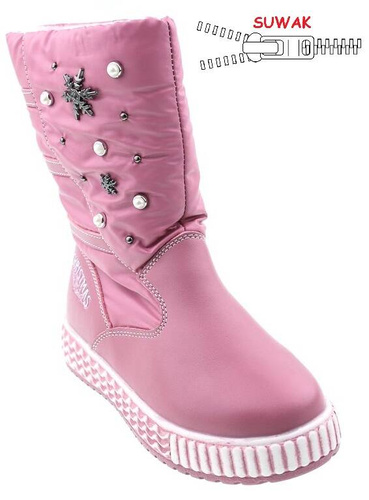 Children's snow boots Clibee BHB809-12DPI pink size 27-32