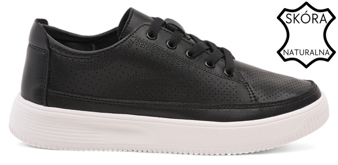 Sergio Leone DSP020CZ women's sports shoes black size 36-41