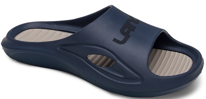 Men's pool flip-flops Lano MKL-4-0404 navy blue and black size 41-46