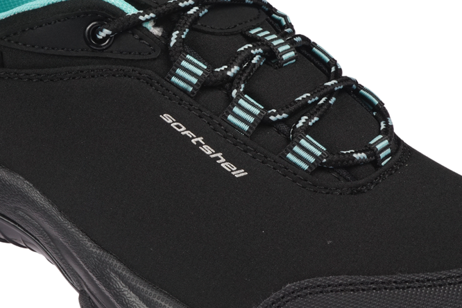 Buty sportowe damskie American Club DWT-245 czarno-różowe i czarno-turkusowe rozm.36-41