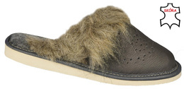 Women's insulated highlander slippers TUP DTUP2351, gray, sizes 36-41