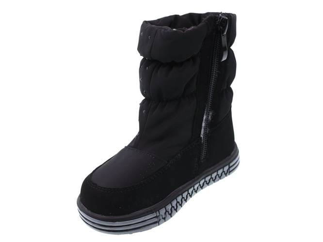Children's snow boots Clibee AH-910BL black size 22-27