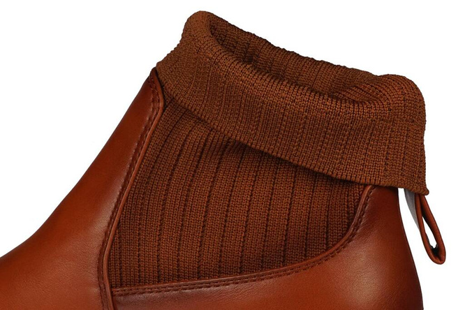 Botki damskie Skotnicki DB-3-1351BR brązowe rozm.36-41