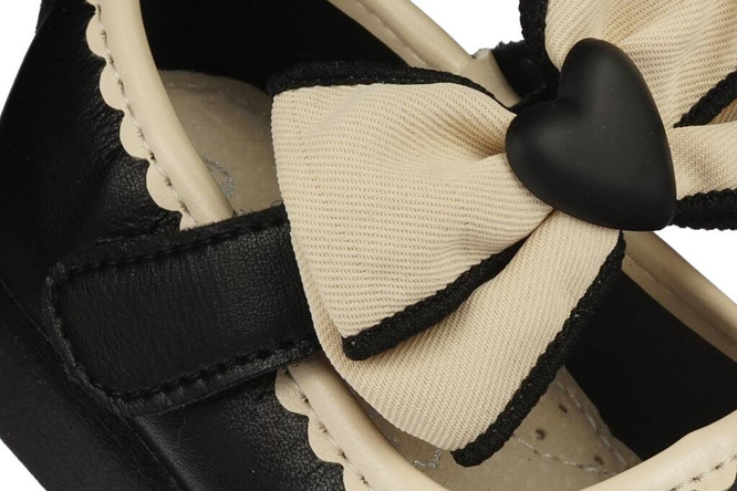 Półbuty dziewczęce Apawwa AN608BL czarne rozm.21-26