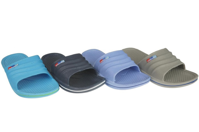 Women's pool slippers Sunlanse DH612 navy blue, mint, gray or blue size 37-41