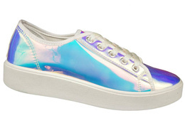 Tenisówki damskie Sport DFZ09WH holograficzne rozm.36-41