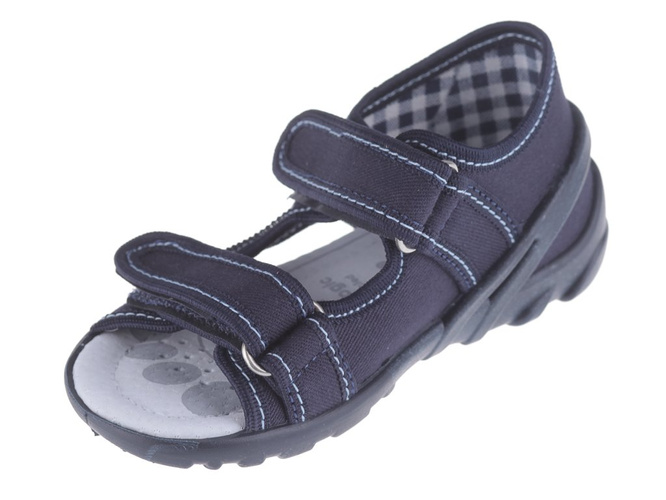 Children's sneakers Ren But NAVY SHARK navy blue size 19-25
