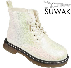 Children's transition shoes Apawwa BNQ711WH white size 26-31