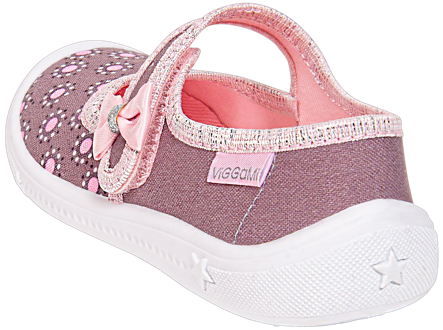 Gray Viggami OLIMPIA DRUK children's sneakers, size 26-36