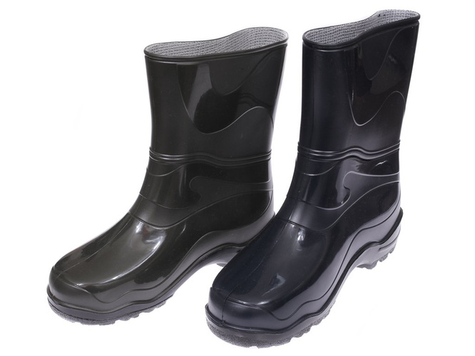 Women's low gum boots Stomil R210SGR, navy blue and green, size 37-41