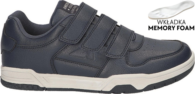 American Club DAA-38 youth sports shoes, black and navy blue, sizes 36-41