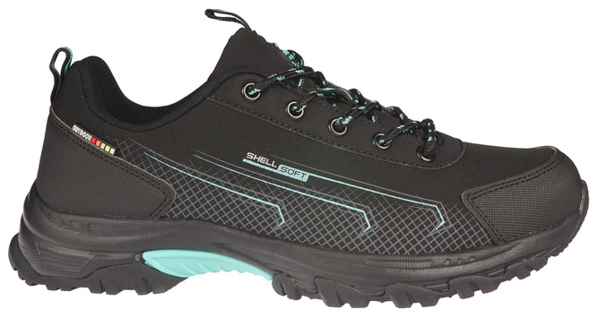 Buty sportowe damskie American Club DWT-178 czarno różowe i czarno miętowe rozm.36-41
