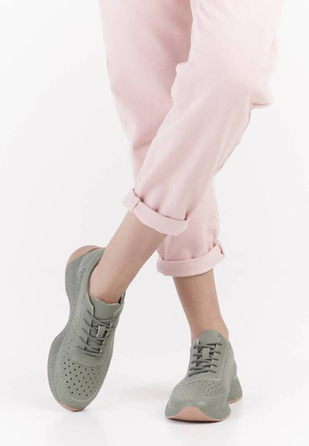 Buty sportowe damskie Sergio Leone DSP013ZI zielone rozm.36-41