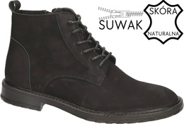 Men's winter shoes American Club MCY-68 black size 41-45