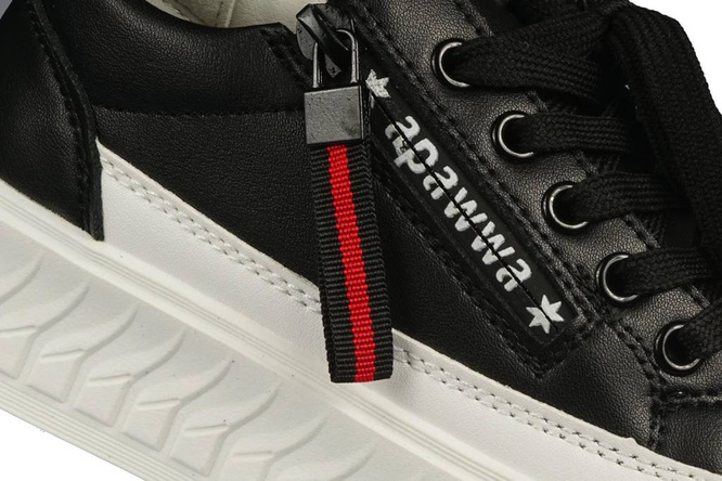 Buty sportowe dziecięce Apawwa CTC816BLWH czarno-białe rozm.31-36