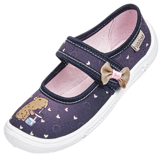 Children’s sneakers Viggami MELANIA DRUK navy, sizes 26–34.