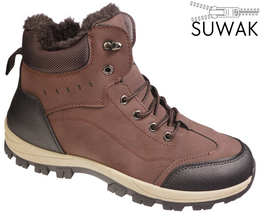 Men’s winter boots **Le Scarpe MA8103-8** brown, sizes **41–46**