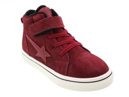 Children's transitional shoes Apawwa BCQ227WI burgundy size 26-31