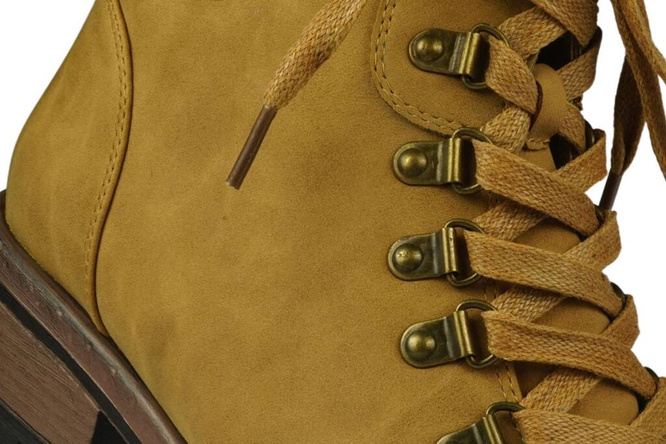 Women's winter shoes Sergio Leone D714-11NZO yellow size 36-40